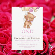 Happy 1 Geburtstag Teddybär