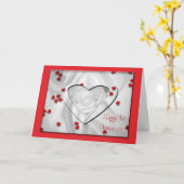 Happy 1. Jubiläumskarte Karte (Gelbe Blume)