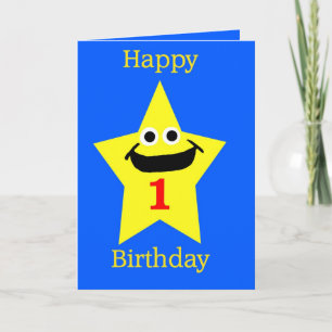 Happy 1st Birthday Card Karte
