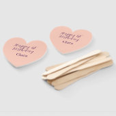 Happy 1st birthday orange purple boho retro name  fächer (Non-assembled)