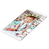 Happy 1st Birthday Photo keepsake Magnet (Linke Seite)