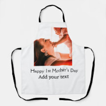 Happy 1st Mother's Day Beste Mutter je Foto-Name h