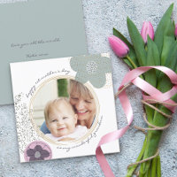 Happy 1st Mothers Day Oma Moderne Blume Foto