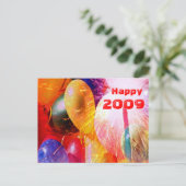 Happy 2009 Postcard Postkarte (Stehend Vorderseite)
