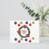 Happy 2019 Postcard Postkarte (Stehend Vorderseite)