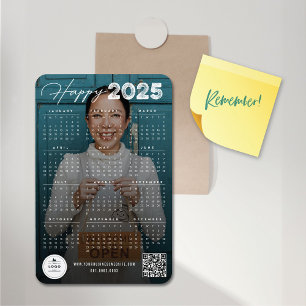 Happy 2023 Typografy Calendar New Year Foto Magnet