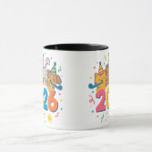 Happy 2026 Animal Mug Tasse (Zentrum)