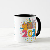 Happy 2026 Animal Mug Tasse (VorderseiteRechts)