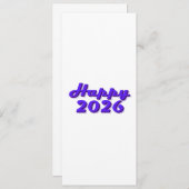 Happy 2026 einladung (Vorne/Hinten)