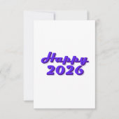 Happy 2026 einladung (Vorderseite)