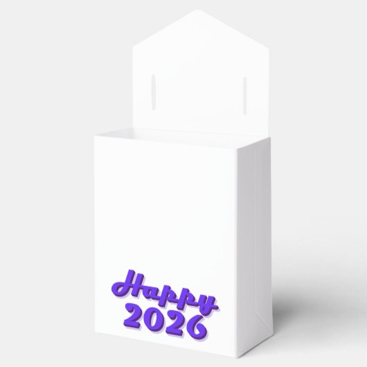 Happy 2026 geschenkschachtel (Geöffnet)