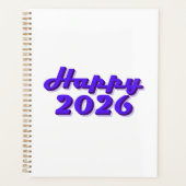 Happy 2026 planer (Vorderseite)
