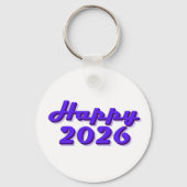 Happy 2026 schlüsselanhänger (Vorderseite)