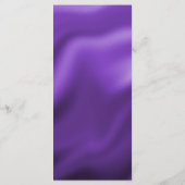 Happy 20. Geburtstag Lila Glitzer Foil Menükarte (Rückseite)