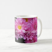 Happy 20. Hochzeitsjubiläum Kaffee-Tasse Kaffeetasse (VorderseiteRechts)