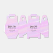 Happy 20th anniversary pink purple pastel name bol geschenkschachtel (Ungefaltet)