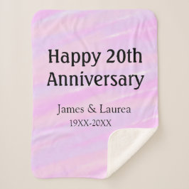 Happy 20th anniversary pink purple pastel name bol sherpadecke