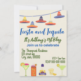 Happy 21. Geburtstag individuelle Einladung