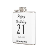 Happy 21st birthday bold letter simple name minima flachmann (Links)