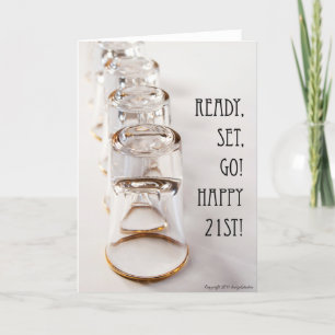 Happy 21st Birthday Karte