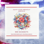 Happy 250. Geburtstag Amerikas Feier Serviette