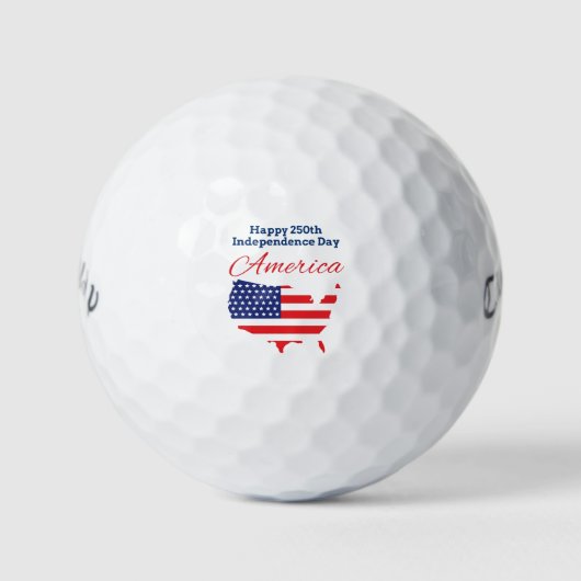 Happy 250th Independence Day America 1776 -2026! Golfball (Vorderseite)
