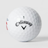 'Happy 250th Independence Day USA' Milestone Golfball (Logo)