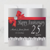 Happy 25 einladung (Vorderseite)