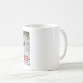 Happy 25. Geburtstag Gänseflattern Kaffeetasse (VorderseiteRechts)