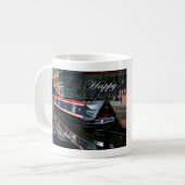 Happy 25. Geburtstagskanal Kaffeetasse (Vorderseite Links)