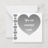 Happy 25. Jubiläumsnotenkarte Mitteilungskarte (Rückseite)