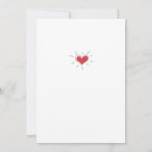 Happy 25. Silver Wedding Anniversary Couple Heart Karte (Rückseite)