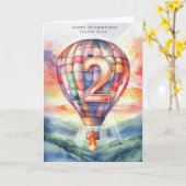 Happy 2. Geburtstagskarte Karte (Gelbe Blume)