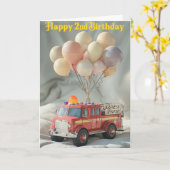 Happy 2. Geburtstagskarte Karte (Gelbe Blume)