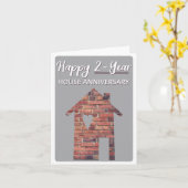 Happy 2-Jahres-Hausmannskarte Karte (Gelbe Blume)