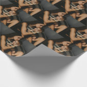 Happy 2nd birthday kids baby mother yellow gray na geschenkpapier (Ecke)