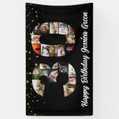 Happy 30. Geburtstag Foto Collage Jubiläum Banner (Vertikal)