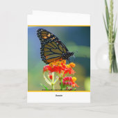 Happy 30. Geburtstag Monarch Butterfly Karte (Rückseite)
