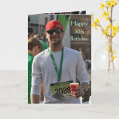 Happy 30. Geburtstagskarte Karte (Gelbe Blume)