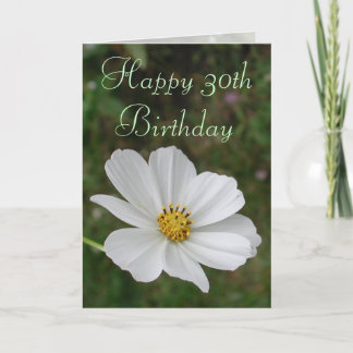 Happy 30th Birthday Card by Janz Karte