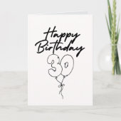 Happy 30th Birthday Celebration Karte (Vorderseite)