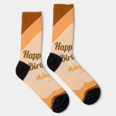 Happy 30th birthday rustic wooden Halloween fall b Socken (Rechts)