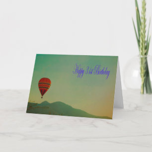 Happy 31. Geburtstag Hot Air Ballon Karte