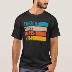 Happy 38Th Birthday 38 Year Old Awesome Since Marc T-Shirt