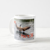 Happy 39. Geburtstag Gänseflattern Kaffeetasse (Vorderseite Links)