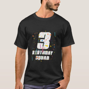Happy 3. Geburtstag Squad Happy 3 Jahre alt Geburt T-Shirt