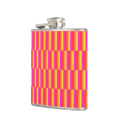 HAppy 3d Rainbow Tiles Pattern Flachmann (Links)