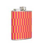 HAppy 3d Rainbow Tiles Pattern Flachmann (Rechts)