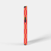 Happy 3D Rainbow Tiles Pattern iPhone Hülle (Rechte Seite)