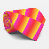 Happy 3D Rainbow Tiles Pattern Krawatte (Gerollt)